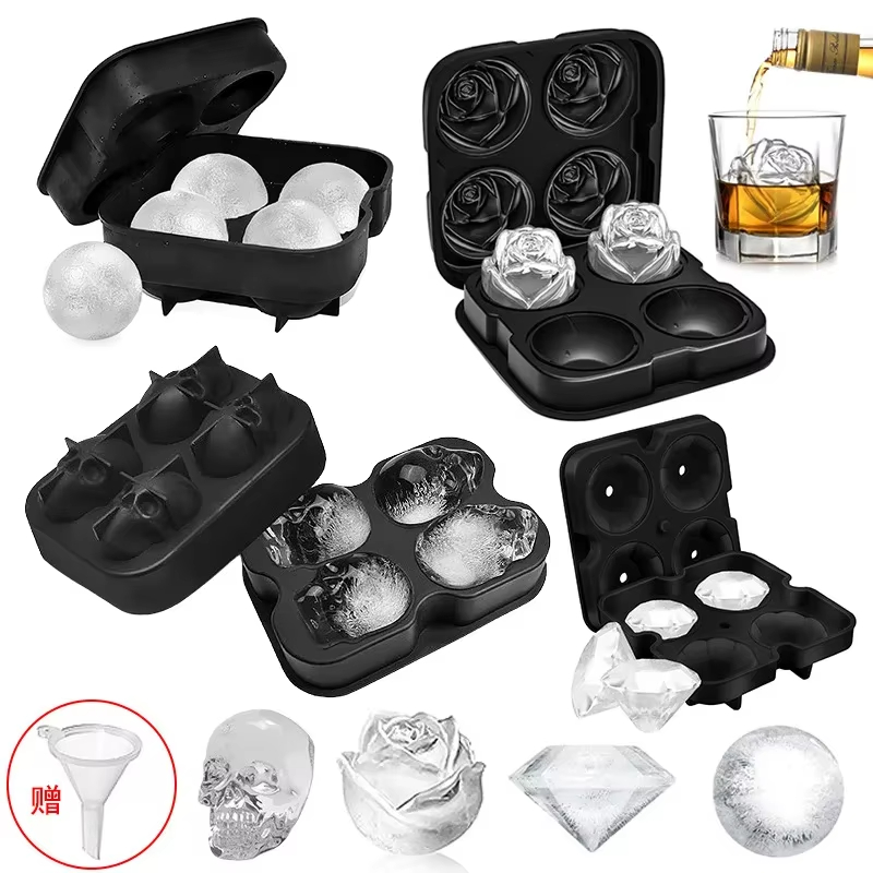 Ice Mold Sphere - Форма для льда с 3D-эффектом: силиконовые